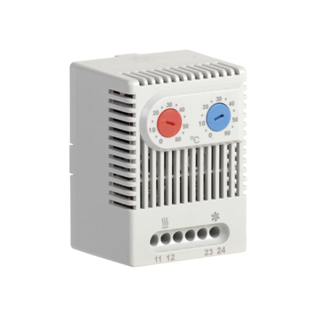 Термостат двухканал. от 0 до +60 °C NO+NC IEK - 1