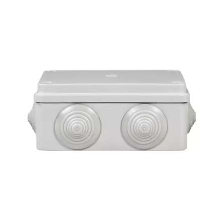 Коробка распределительная PAWBOL S-BOX 206, 120х80х50, IP55, серая, 6 сальников