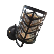 Бра SIRIUS B N5943/1W BK+COP, L265хW110, H195, E27, 1х60W, Стекло + Сталь