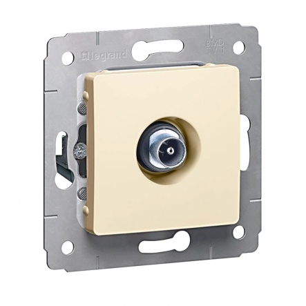 Розетка ТВ концевая, Legrand Cariva, 773779, слоновая кость - 1