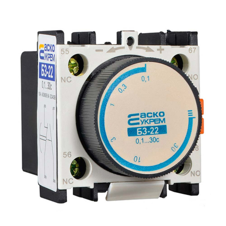 Блок затримки АСКО-УКРЕМ БЗ-22 (0,1-30 сек при включенні)(LA2-DТ2), A0040050005 - 1