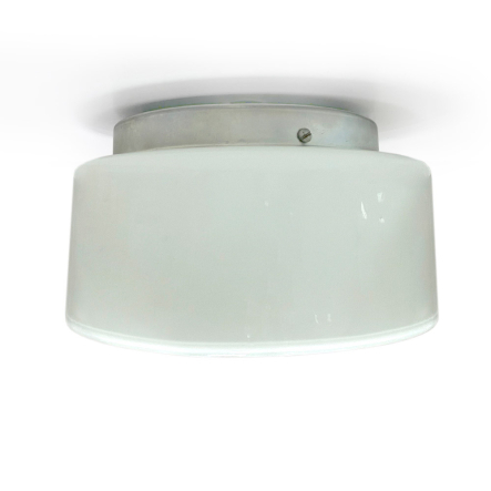 Светильник настенный, E27, 22х11,5 см, стекло, молочный - 1