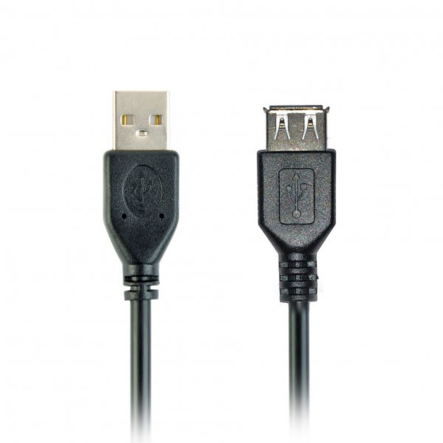 Удлинитель Cablexpert CCP-USB2-AMAF-0.15M, USB 2.0, AM/AF, 15 cм, премиум - 1