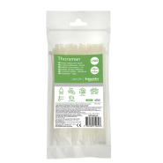 Хомут кабельний SCHNEIDER 150х3.6 білий (100шт), IMT46254