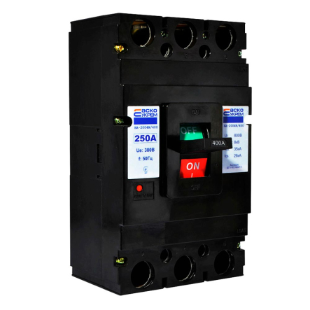 Автоматический выключатель АСКО-УКРЕМ ВА-2004N/400, 400 В, 3 P, 250 A, A0010040072