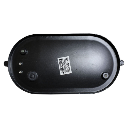 Светильник TechnoSystems НПП1402 60W, E27, IP65, овал, черный, с решеткой, TNSy5001185