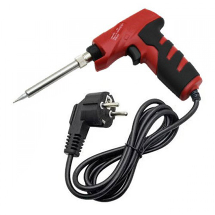 Паяльник Lemanso LM9128, 40W (30W-130W) в форме пистолета, ручка сине-чёрная - 1