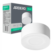 Світильник накладний Ardero ML402 під лампу GX53, 13W, IP20, білий, коло 100х50мм