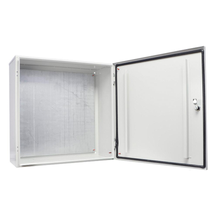 Щит металлический с монтажной панелью АСКО-Укрем, 60*60*25, IP54, серия UBox, A0260020022