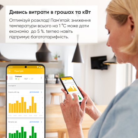 Терморегулятор TERNEO terneo bx DIn-рейка недельный програматор Wi-Fi для теплого пола Терморегулятор TERNEO terneo bx DIn-рейка недельный програматор Wi-Fi для теплого пола