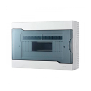 Щит Lezard ЩРН-П-12, 12 модульний зовнішній установки з прозорою кришкою 315х216х93 мм, 730-2000-012