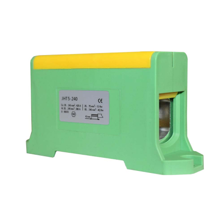 Клема силова TNSY СКНГз-JHT5-240, 380 А, 35-240 кв.мм., "PE", жовто-зелена, 5506246 - 1