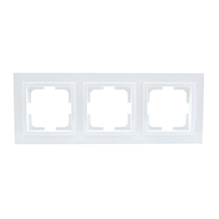Рамка 3-а, Mono Electric, DESPINA, білий, 102-190000-162 - 1