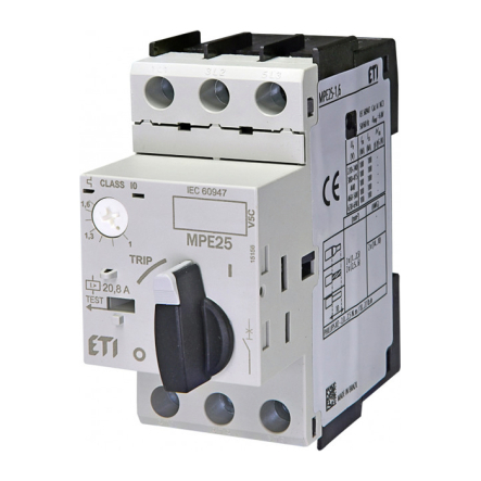 Автоматический выключатель защиты двигателя MPE25-1,6 ETIMAT - 1