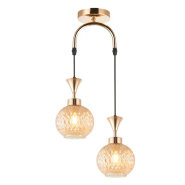 Люстра підвіс VALESO V W8001-2 AMBER FG