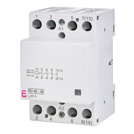 Контактор модульный ETIMAT RD 40-40 (230V AC/DC) (AC1), 2464018 - 1
