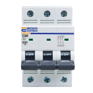 Автоматичний вимикач АСКО-УКРЕМ ВА UProfi 3P, 80А С, 6кА, A0010210121