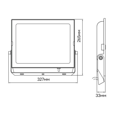 Прожектор светодиодный Feron LL-1150ARD 150W 6500K IP65