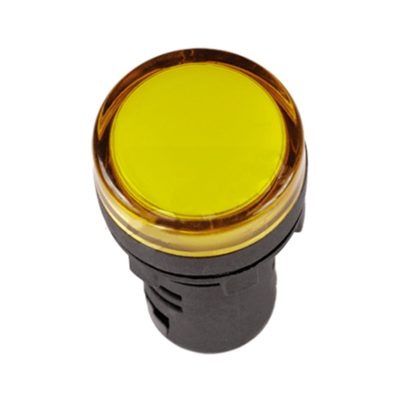 Сигнальна арматура матрична Промфактор АСМ22/220АС жовта IP65 - 1