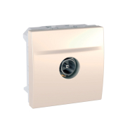 Розетка телевизионная слоновая кость, Schneider Electric Uniсa, MGU3.463.25