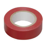 Ізоляційна стрічка 0,13х15 мм червона 20 м, IЕК, UIZ-13-10-K04