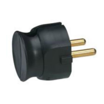 Вилка Legrand 050184, 2К, 16А, чорна - 1