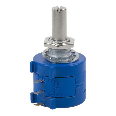 Потенціометр багатооборотний прецизійний дротяний 3590S-2-202L - 1