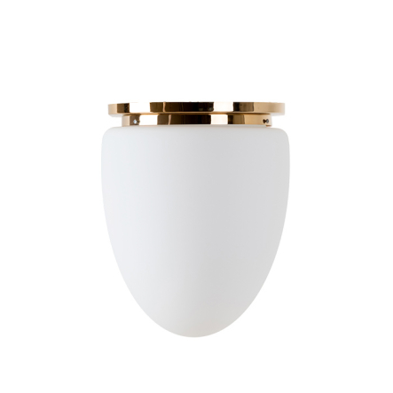 Светильник потолочный OSMONT, MIRA 195/S12, E27, 1x150W, IP41, D 350 мм, золото - 1