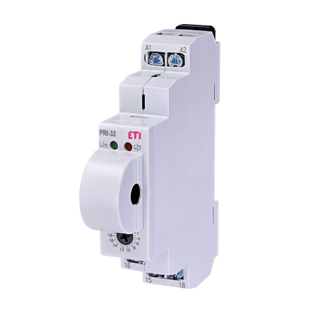 Реле контроля потребляемого тока ETI PRI-32 UNI 24-240V AC, 24V DC (1..20A) (1x8A_AC1) - 1
