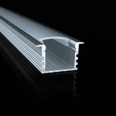 Профиль алюминиевый врезной BIOM ЛПВ12, 12х16, анодированный, 2м + рассеиватель