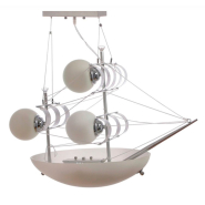 Люстра ARTTOK MD6966/5P SL+WT