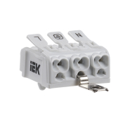 Клемма пружинная соединительная КСПнз3-L+N+PE IEK