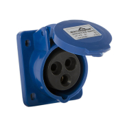 Гніздо врізне АСКО-УКРЕМ, ECO016010007, ECOHOME ГВ 16А/3 2P+PE (ECO-413)