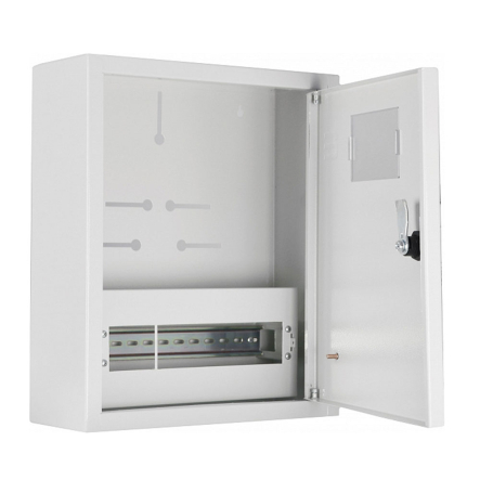 Щит учёта металлический Light АСКО-Укрем, 380x318x125, IP31, навесной, серия UBox, A0260030012