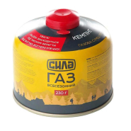 Газ в баллоне с резьбой для кемпинга 230г (Корея) СИЛА, 65140/680246
