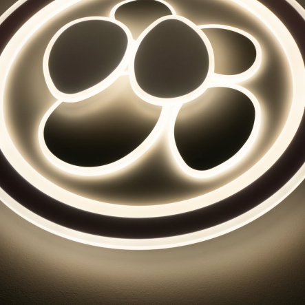 Светильник VIOLUX Smart OREO, 110W, 3000-4500-6000К, 8000Lm, 550 мм, круг, белый, 220385 