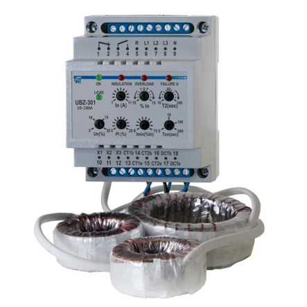 Универсальный блок защиты асинхронных электродвигателей Новатек-Электро УБЗ-301 ток 10-100А - 1
