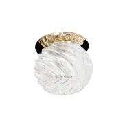 Светильник точечный Feron JD103, G9, 35W, прозрачный/золото