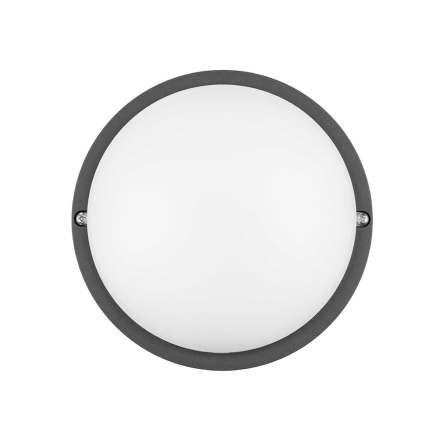 Светильник LED Violux ATOM UA 12W, 5000K, 1200Lm, IP54, 170х50 мм, антрацит
