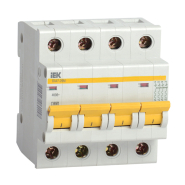 Автоматичний вимикач IEK ВА47-29М, 4p, 3A С, MVA20-4-003-C
