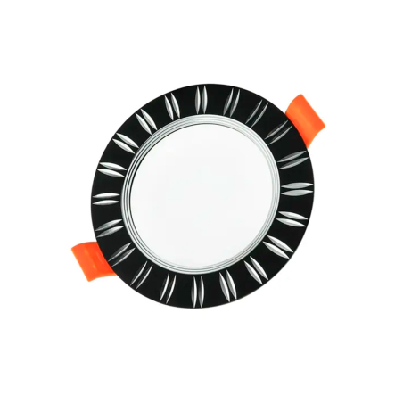 Светильник светодиодный встраиваемый Biom, DFR-6B, 6W, 5000К, круглый, 93х33мм, чёрный - 1