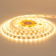 Светодиодная лента белая теплая 12V Motoko smd3528 60led/м 4,8W/м AVT