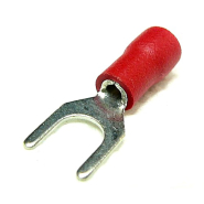 Наконечник TNSy 5500589, вилочный з ізоляцією SV1,25-5 (0,5-1,5/5), червоний