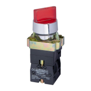 Кнопка поворотна 2-позиційна з підсвічуванням, червона, XB2-BK2465, АСКО-УКРЕМ, A0140010067