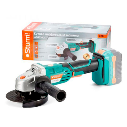 Машина угловая шлифовальная аккумуляторная  STURM AG9020CL, 125мм, 20B (без АКБ)