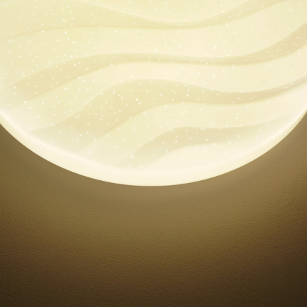 Светильник VIOLUX Smart SKY, 30W, 3000-4500-6000 К, 2400Lm, 340 мм, круг, белый, 210103