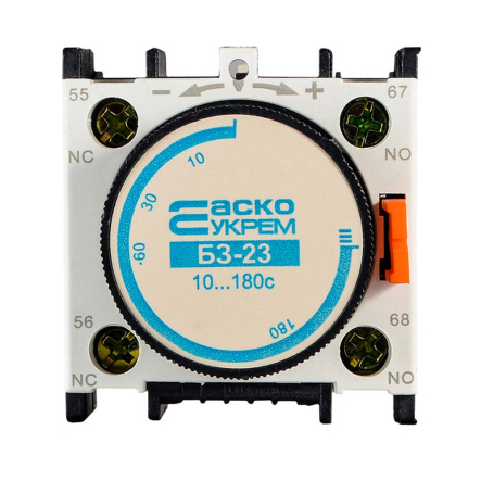 Блок задержки АСКО-УКРЕМ БЗ-23 (10-180 сек при включении) (LA2-DТ4), A0040050006