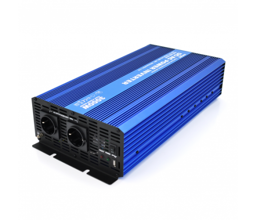 Инвертор напряжения Carspa-SINUS P3000-122, 12/220V, 3000Вт, правильный синус - 1