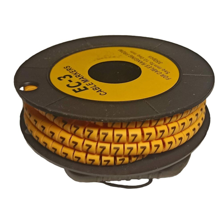 Маркировка кабельная Techno Systems МК0 0,75-1,5мм2 символ "7" 1000шт/ролл, TNSy5502407 - 1