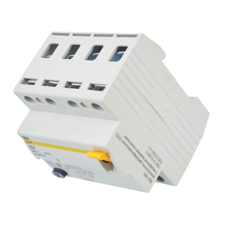 Устройство защитного отключения УЗО IEK ВД1-63S, 4Р, 25А, 300мА, селективное, MDV12-4-025-300